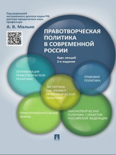 Коллектив авторов - Правотворческая политика в современной России. Курс лекций. 2-е издание