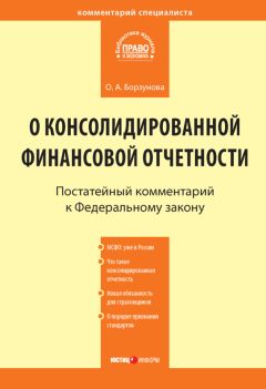 Ольга Борзунова - Комментарий к Федеральному закону от 27 июля 2010 г. № 208-ФЗ «О консолидированной финансовой отчетности» (постатейный)