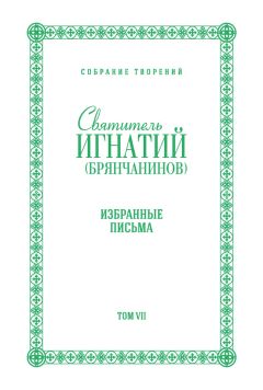 Святитель Игнатий (Брянчанинов) - Собрание творений. Том VII. Избранные письма